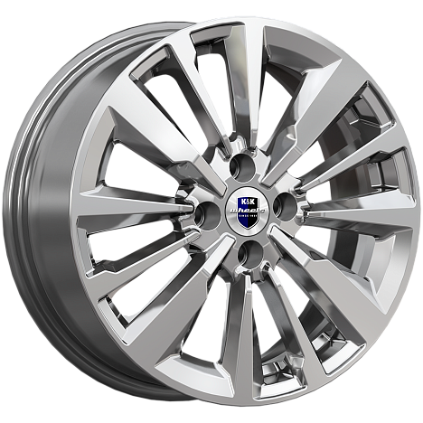 Эрман (КС997) 6.500xR16 4x100 DIA67.1 ET45 дарк платинум Эрман (КС997) 6.500xR16 4x100 DIA67.1 ET45 дарк платинум