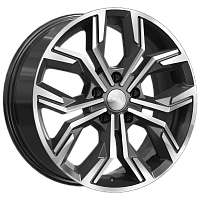Литые диски АМИАТА (КЛ327) 7.000xR17 5x108 DIA67.1 ET35 алмаз для ГАЗ 3111 Волга