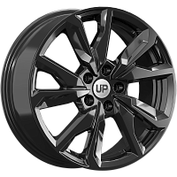 Литые диски Up114 (КС1023) 7.000xR17 5x112 DIA57.1 ET45 New Black для Volkswagen Caddy Kasten