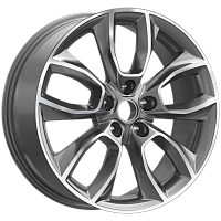 Литые диски КР001 (18_Uni-S/Changan CS55 Plus/Belgee X70) (КР001) 7.000xR18 5x114.3 DIA60.1 ET45 Diamond gloss graphite для Suzuki Vitara