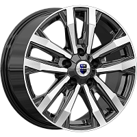 Литые диски Мичиган (КС1107) 8.000xR18 5x130 DIA71.6 ET56 алмаз черный Литые диски Мичиган (КС1107) 8.000xR18 5x130 DIA71.6 ET56 алмаз черный