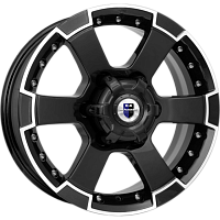 Литые диски M56 (КС593) 7.000xR16 6x139.7 DIA106.1 ET30 алмаз черный для Nissan Navara