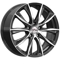 Литые диски Каzантип (КС684М) 7.500xR18 5x114.3 DIA66.1 ET40 Блэк Джек для Nissan Qashqai
