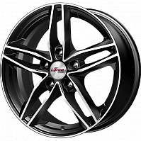 Литые диски Moskva (КС689) 6.500xR16 5x114.3 DIA66.1 ET40 Блэк Джек для Honda Stepwgn