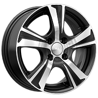 Литые диски КРИТ (КЛ241) 5.500xR14 4x100 DIA67.1 ET38 алмаз для KIA Sephia