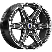 Литые диски Дистрикт (КС1159) 8.000xR18 6x114.3 DIA66.1 ET42 алмаз черный