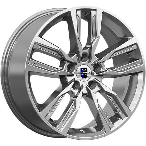 Борэй (КС901) 8.000xR18 5x108 DIA67.1 ET42 дарк платинум Борэй (КС901) 8.000xR18 5x108 DIA67.1 ET42 дарк платинум