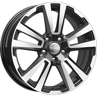 Литые диски КС874 (ZV 17_Kaptur) (КС874) 6.500xR17 5x114.3 DIA66.1 ET50 алмаз черный для Dacia