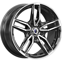 Литые диски Бартон (КС1110) 8.000xR17 5x112 DIA66.6 ET45 алмаз черный для Mini