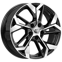 Литые диски КС1062 (ZV 17_Tiggo 4 Pro) (КС1062) 6.500xR17 5x108 DIA60.1 ET33 алмаз черный для Jetour X70