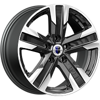 Литые диски Висмут (КС1009) 7.000xR16 5x100 DIA57.1 ET35 алмаз черный для Skoda Rapid Литые диски Висмут (КС1009) 7.000xR16 5x100 DIA57.1 ET35 алмаз черный для Skoda Rapid
