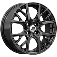 Литые диски Up124 (КС1104) 6.500xR16 4x108 DIA63.35 ET47.5 New Black для Ford Fiesta St150