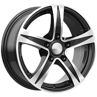 Литые диски SAKURA (КЛ146) 6.500xR15 5x114.3 DIA67.1 ET43 алмаз для Toyota Mr2