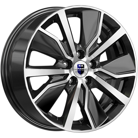 Гамбит (КС961) 6.500xR16 5x114.3 DIA60.1 ET45 алмаз черный Гамбит (КС961) 6.500xR16 5x114.3 DIA60.1 ET45 алмаз черный