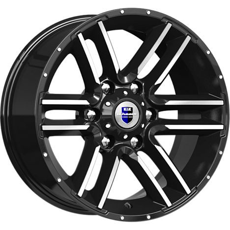 Алгама (КС762) 8.000xR17 6x139.7 DIA106.1 ET0 алмаз черный Алгама (КС762) 8.000xR17 6x139.7 DIA106.1 ET0 алмаз черный