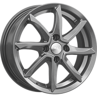 Литые диски ОСАКА (КЛ317) 6.000xR15 4x100 DIA60.1 ET40 графит для Renault Clio Sport