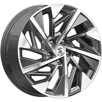 Литые диски КР009 (18_Haval M6) (КР009) 7.500xR18 5x114.3 DIA64.1 ET50 Diamond gloss graphite