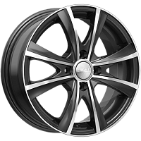 Литые диски МАЛЬТА (КЛ189) 6.000xR15 4x100 DIA54.1 ET46 алмаз для Hyundai Solaris