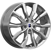 Литые диски Портер (КС906) 7.500xR18 5x112 DIA66.6 ET40 дарк платинум для BMW X1