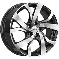 Литые диски Палермо (КС607) 6.500xR16 5x114.3 DIA67.1 ET40 алмаз черный для Suzuki Vitara Литые диски Палермо (КС607) 6.500xR16 5x114.3 DIA67.1 ET40 алмаз черный для Suzuki Vitara