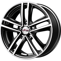 Литые диски Катар (КС885) 6.500xR16 5x108 DIA63.35 ET50 Блэк Джек для Jaguar S-Type