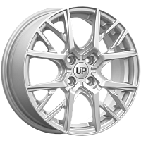 Литые диски Up124 (КС1104) 6.500xR16 4x100 DIA67.1 ET45 Silver Classic для Toyota Corolla Fielder