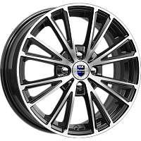 Литые диски Меандр (КС879) 6.000xR16 4x114.3 DIA67.1 ET40 алмаз черный SK для Chevrolet Lacetti