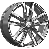 Литые диски КР014 (20_Jetour T2) (КР014) 8.000xR20 5x108 DIA60.1 ET39 Diamond gloss graphite для Jetour