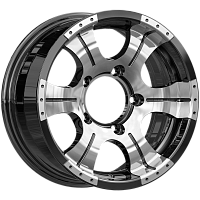 Литые диски Байконур (КС473) 7.000xR15 5x139.7 DIA110.1 ET-5 алмаз черный Литые диски Байконур (КС473) 7.000xR15 5x139.7 DIA110.1 ET-5 алмаз черный
