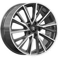 Литые диски КР010 (18_Kodiaq) (КР010) 7.500xR18 5x112 DIA57.1 ET40 Diamond Black Gris для Volkswagen Taos Литые диски КР010 (18_Kodiaq) (КР010) 7.500xR18 5x112 DIA57.1 ET40 Diamond Black Gris для Volkswagen Taos