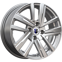 Литые диски Хант (КС1034) 6.000xR15 4x100 DIA67.1 ET45 дарк платинум для Volkswagen Polo Литые диски Хант (КС1034) 6.000xR15 4x100 DIA67.1 ET45 дарк платинум для Volkswagen Polo