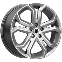 Литые диски Пандора (КС466) 8.500xR19 5x112 DIA66.6 ET48 дарк платинум для Audi A6 Avant
