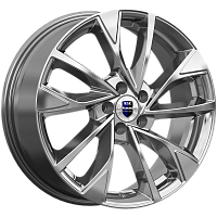 Литые диски Роквуд (КС900) 7.000xR17 5x100 DIA67.1 ET45 дарк платинум