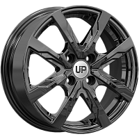 Литые диски Up122 (КС1092) 6.000xR15 4x100 DIA60.1 ET40 New Black для Renault Kangoo