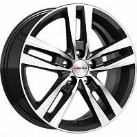 Литые диски Rassvet (КС868) 6.500xR16 5x100 DIA67.1 ET38 алмаз черный SK