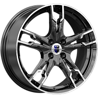 Литые диски Солар (КС875) 7.000xR17 4x100 DIA54.1 ET45 алмаз черный SK Литые диски Солар (КС875) 7.000xR17 4x100 DIA54.1 ET45 алмаз черный SK