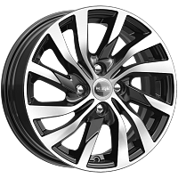 Литые диски КС882 (ZV 15_Rio II) (КС882) 6.000xR15 4x100 DIA54.1 ET46 алмаз черный для Solaris Krs