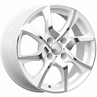 Литые диски ТУЛОН (КЛ233) 6.000xR15 4x100 DIA67.1 ET39 алмаз-белый для Mitsubishi Lancer