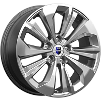 Литые диски Авиор (КС936) 7.000xR17 5x114.3 DIA60.1 ET35 брайт дарк платинум для Toyota Rav4