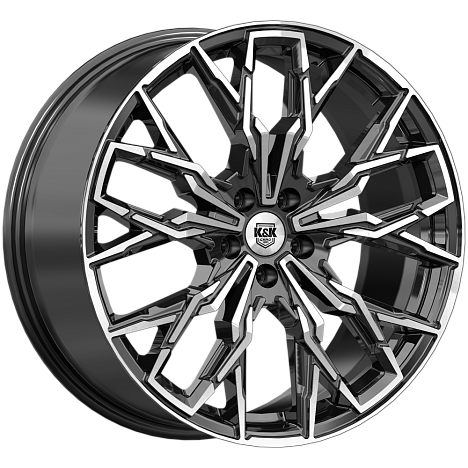 Элерон (КС1168) 9.000xR20 5x112 DIA66.6 ET33 алмаз черный Элерон (КС1168) 9.000xR20 5x112 DIA66.6 ET33 алмаз черный