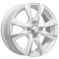Литые диски МАЛЬТА (КЛ248) 5.500xR14 4x100 DIA67.1 ET38 алмаз-белый для Daihatsu Move