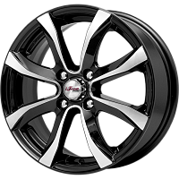 Литые диски Дайс (КС696) 6.000xR15 4x98 DIA58.5 ET35 Блэк Джек для Богдан 2111