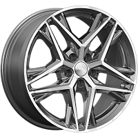 Литые диски Челси (КЛ1100) 8.000xR18 5x114.3 DIA67.1 ET38 алмаз графит для Infiniti M