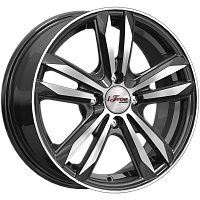 Литые диски Маскот (КС870) 6.000xR15 4x98 DIA58.5 ET35 Блэк Джек для Lada Granta Sport