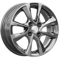Литые диски НИЦЦА (КЛ287) 5.500xR14 4x100 DIA67.1 ET45 графит для Toyota Yaris