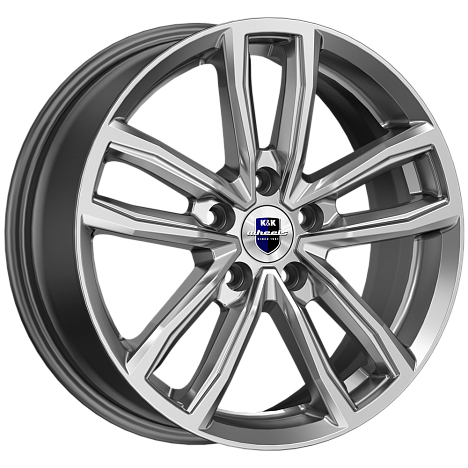 Каланг (КС1086) 6.500xR17 5x114.3 DIA60.1 ET45 дарк платинум Каланг (КС1086) 6.500xR17 5x114.3 DIA60.1 ET45 дарк платинум