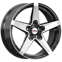 Литые диски Токен (КС1127) 6.500xR17 5x114.3 DIA67.1 ET33 Блэк Джек для Mitsubishi Lancer